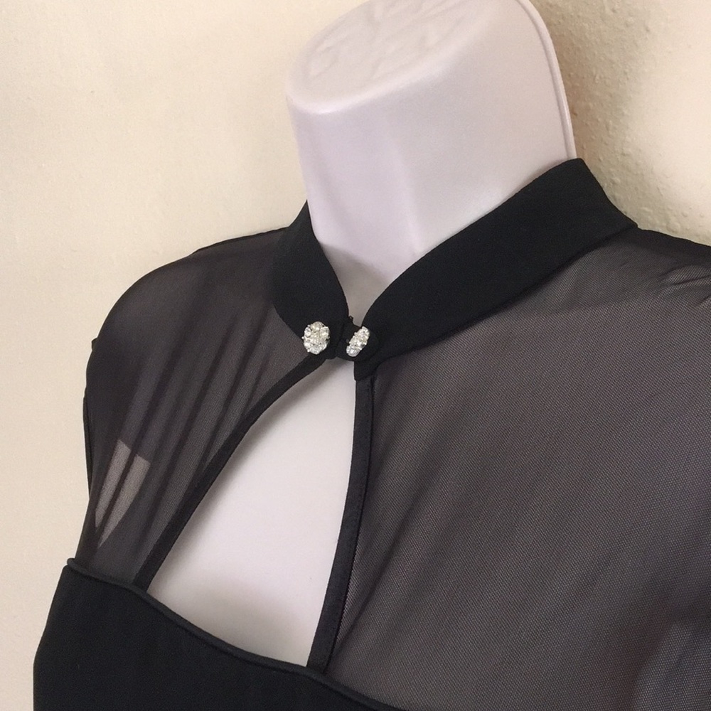 Full-Length Black formal Dress lined by CDC